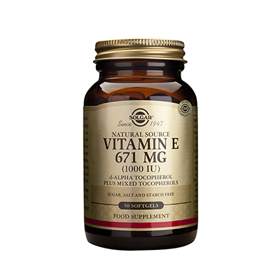 Solgar Vitamin E 1000iu 50 Soft Gels